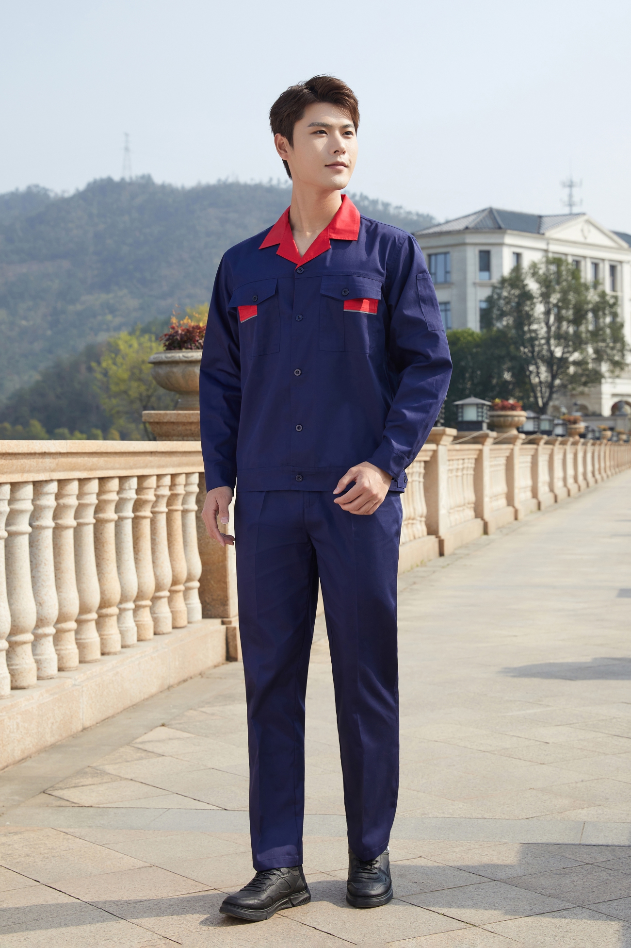 長袖工作服定做02