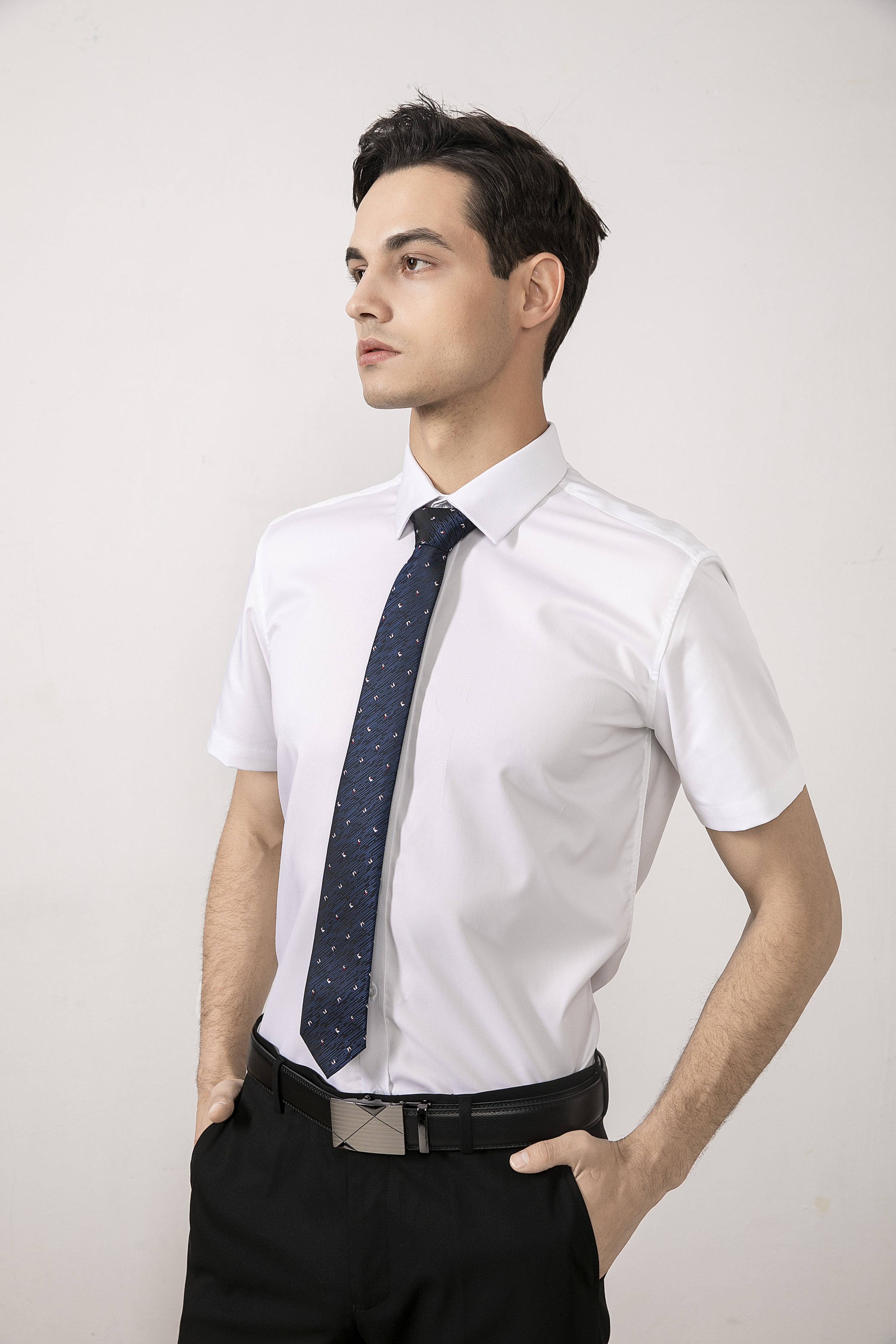 男士短袖襯衫定制14