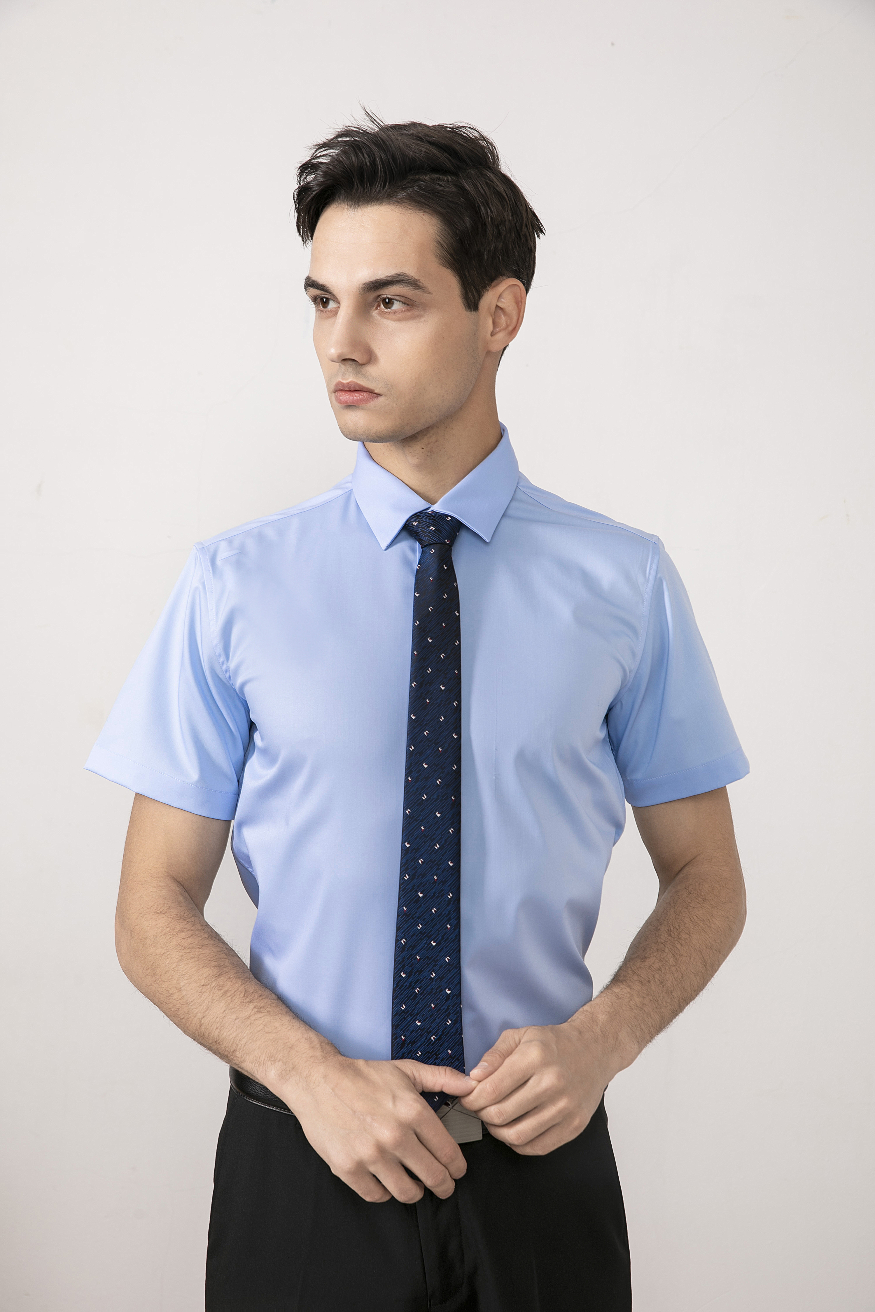 男士短袖襯衫定制13