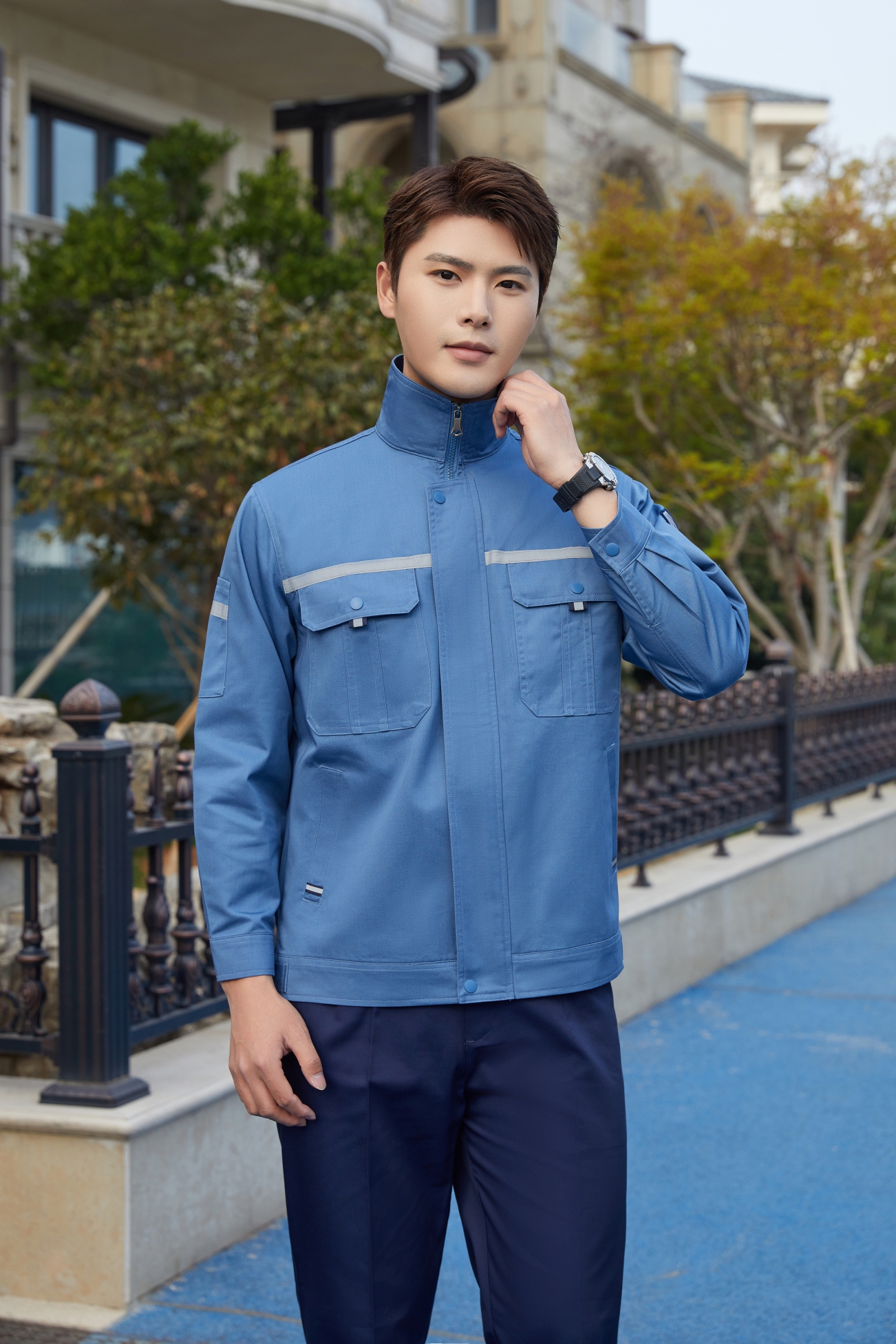 上海長袖工作服定制06