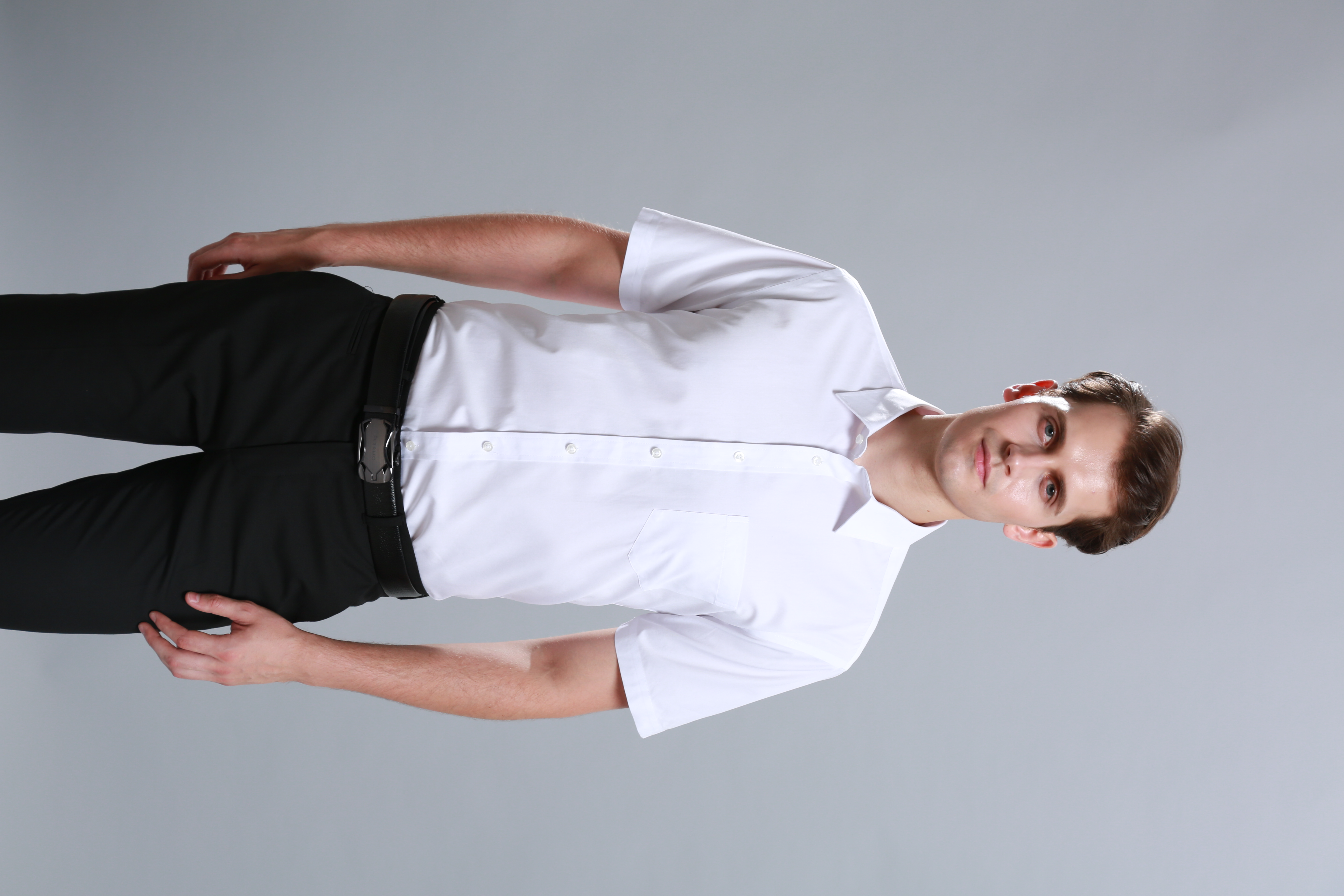 男士短袖襯衫定制12