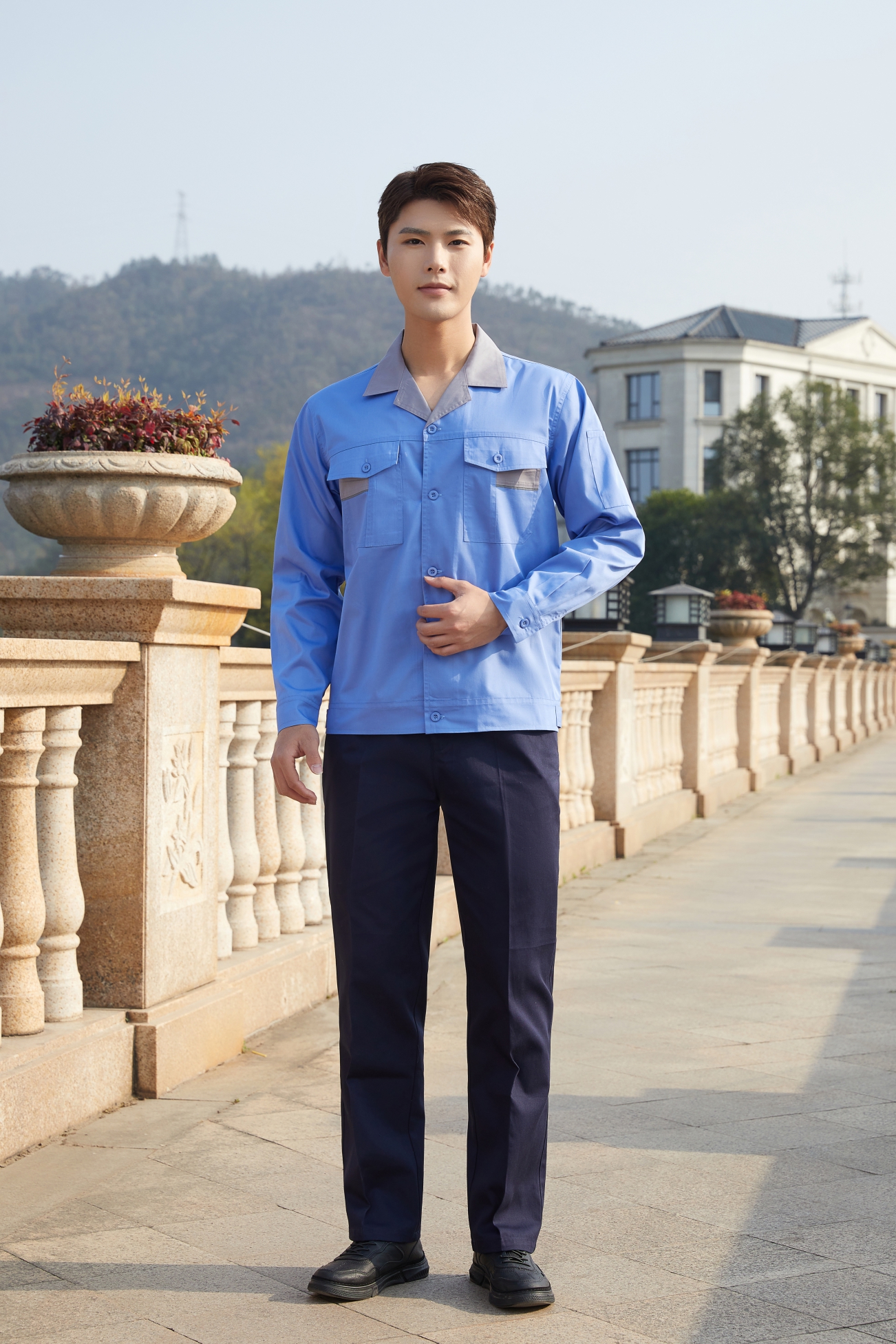 長袖工作服定制14